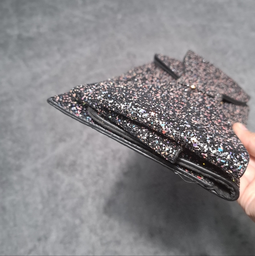 Sparkling Black Evening Clutch - Picture 10 of 13